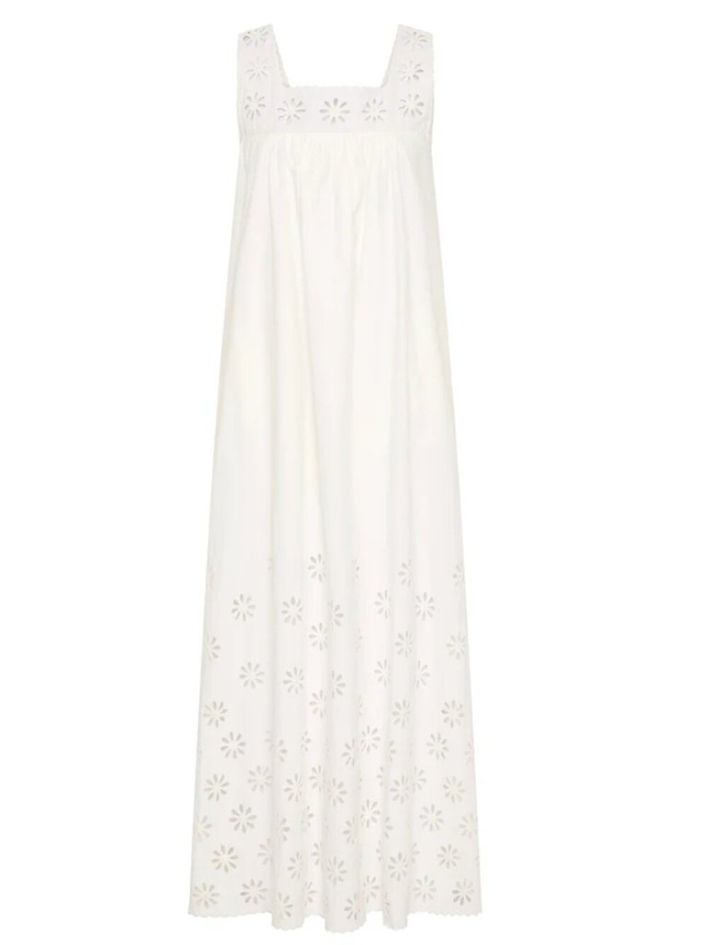 POSSE *NEW* Cecilia White Embroidered Shift Dress - Picture 6 of 16